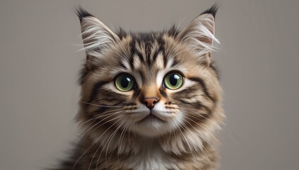 The feline with captivating gaze