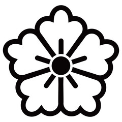 家紋です。中陰唐花といいます。