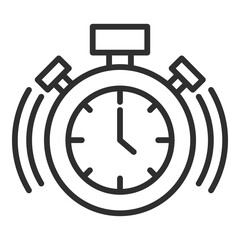 Deadline Icon Single Vector Collection 