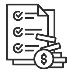 Resource Allocation Icon Single Vector Collection 