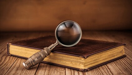 Locate and identify a magnifying glass