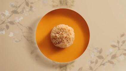 Traditional Indian sweet Murmura laddu made from puffed rice and jaggery syrup