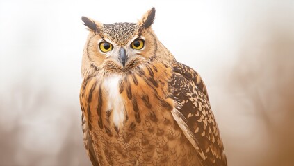 Large owl species animal