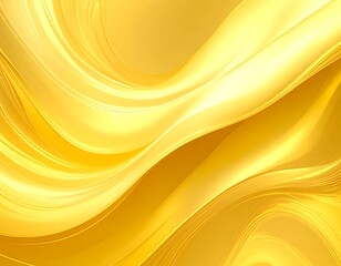 Abstract gold waves
