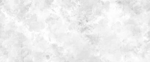 Abstract background with white paper texture and gray watercolor background. Gray watercolor wash on white, art abstract surface grey watercolor painting textured. Gray or white closeup marble, stone