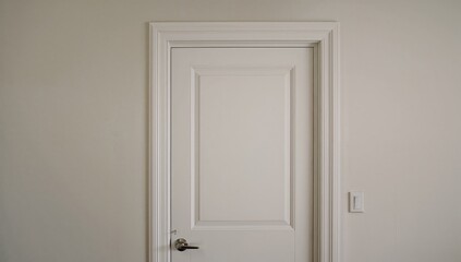 White entrance ideal for displaying text or images