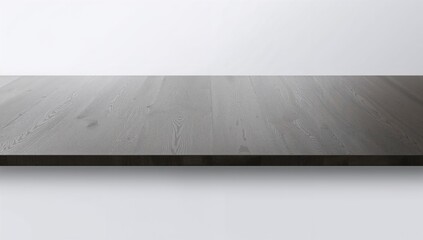 Dark wooden surface against a white backdrop suitable for montage