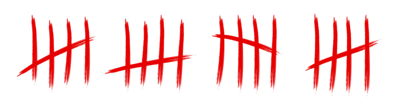 Icons of the tally marks counting of days, survival through struggle, tally of sacrifices, making it fitting for themes of remembrance and endurance