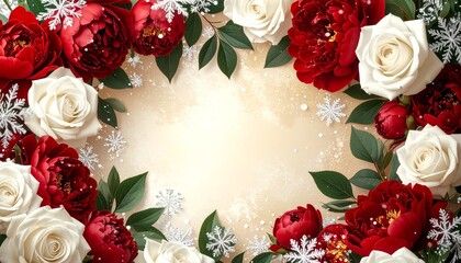 グリーンの花びらと金箔が織りなす自然とラグジュアリーのテクスチャ

柔らかな光に輝くグリーンリーフとゴールドの上品な背景　有機的な緑と金のきらめきが広がる高級感あるフラットレイ

