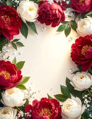 グリーンの花びらと金箔が織りなす自然とラグジュアリーのテクスチャ

柔らかな光に輝くグリーンリーフとゴールドの上品な背景　有機的な緑と金のきらめきが広がる高級感あるフラットレイ

