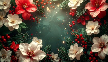 花びらが織りなす優雅でロマンティックなデザインスペース