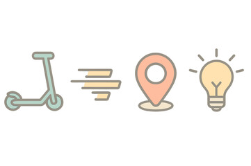 Exploring urban mobility with electric scooters and smart navigation tools