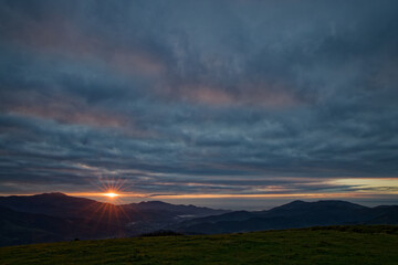 Lever de soleil sur les Vosges