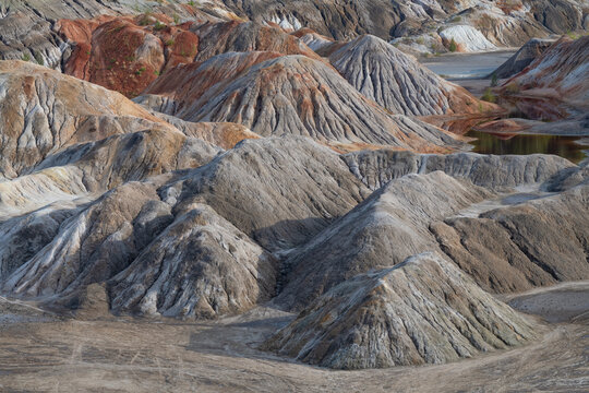 Ural Mars is an abandoned quarry of a refractory clay deposit in the Sverdlovsk region. Russia