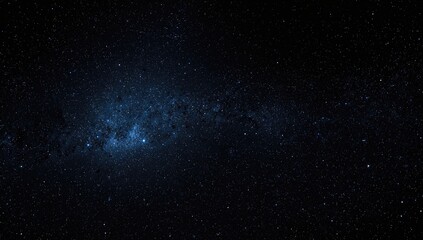 Naklejka na ściany i meble A captivating cosmic scene blending deep blue and black hues with a textured starry night effect, ideal for wallpaper use.