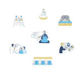 仏事のさまざまなイメージ　セット3