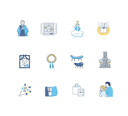 仏事いろいろ　アイコンセット1