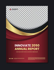 luxury design background template brochure design