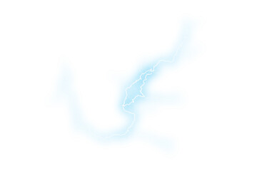 Powerful electrical discharge captured dynamic lightning bolt energy burst bolt