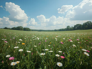 field of flowers