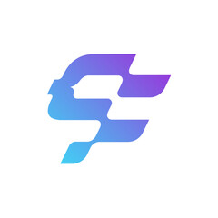 Letter C monogram in geometric shape symbolizing corporate, communication, and connection identity.