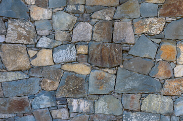 Natural stone wall in Cyprus as background
