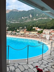 swimming pool in hotel