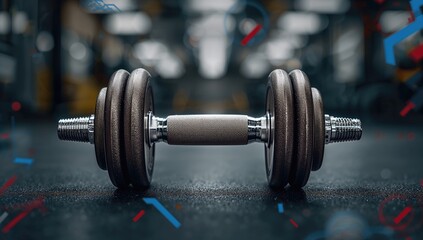 Fototapeta premium Close-up of sports activity without anabolic elements