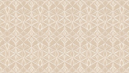Beige repeating geometric pattern