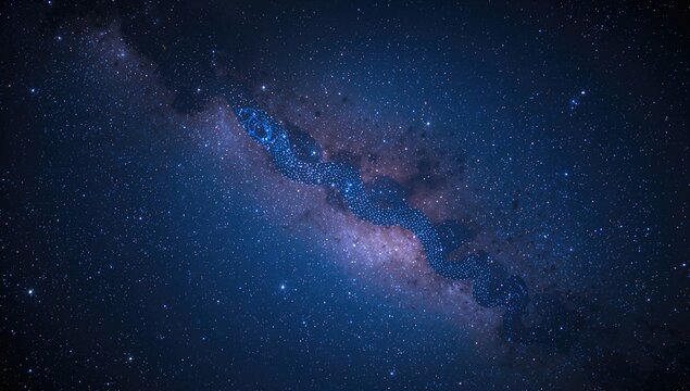 Hydrus star cluster in deep space