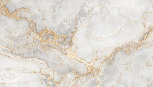 Luxurious white and gold marble stone with a polished shine