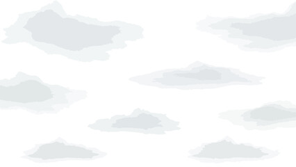 Obraz premium Clouds Against White Background