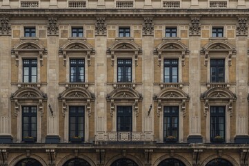 Facade of a building showcasing Edwardian Baroque architecture