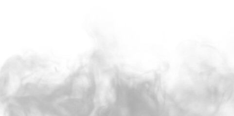 Gray smoke, expanding outward, swirling, and twisting, dissolving into a transparent background....