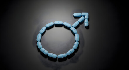 Male Health Medication Vitality Boost Wellness Solution Medical Advancement Male Fertility Pill Strength Hormonal Support Erectile Dysfunction Medicine Testosterone Treatment Health