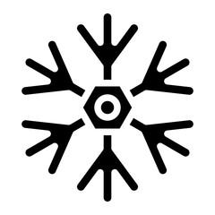 snowflake icon vector