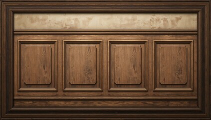 Wainscoting Wall Artwork Under Construction