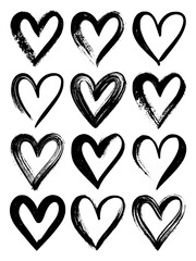 collection of hart vector