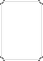 A4 Page Border Frame