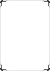 A4 Page Border Frame