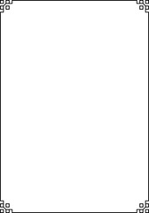 A4 Page Border Frame