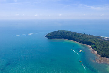 view of the sea from the top