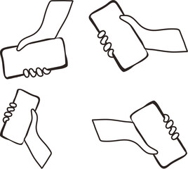 Hand Holding Smartphone