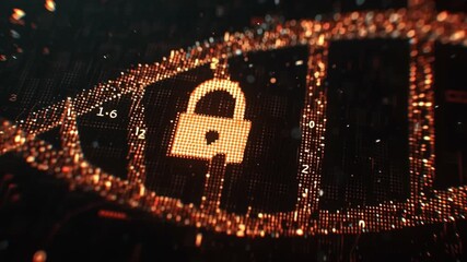 A creative visualization shows a DNA strand integrated with a padlock. This symbolizes the importance of security and privacy in genetic data management. The 4K quality enhances the details. - Powered by Adobe