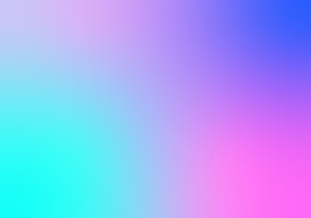 Soft Neon Gradient Background with Aqua, Purple, and Pink Hues, Dreamy Pastel Color Blend: Abstract Smooth Gradient