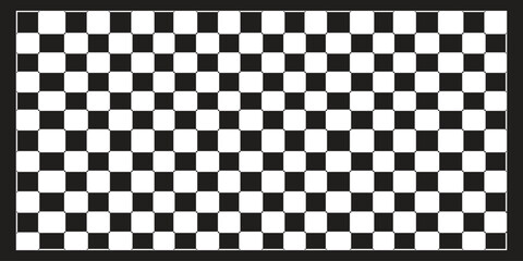 Vector art of checkerboard pattern isolated on