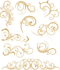 Fototapeta premium Seamless Foliage Vector Background Pattern