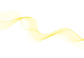Elegant vector pattern: wavy yellow smoke in the lower part of the background. Eps 10