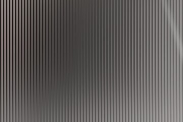 Obraz premium Abstract gray background with a ribbed texture, composed of numerous vertical, parallel lines. Gradient shading creates depth and subtle metallic reflections