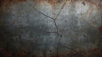 Detailed close-up of metal surface imperfections